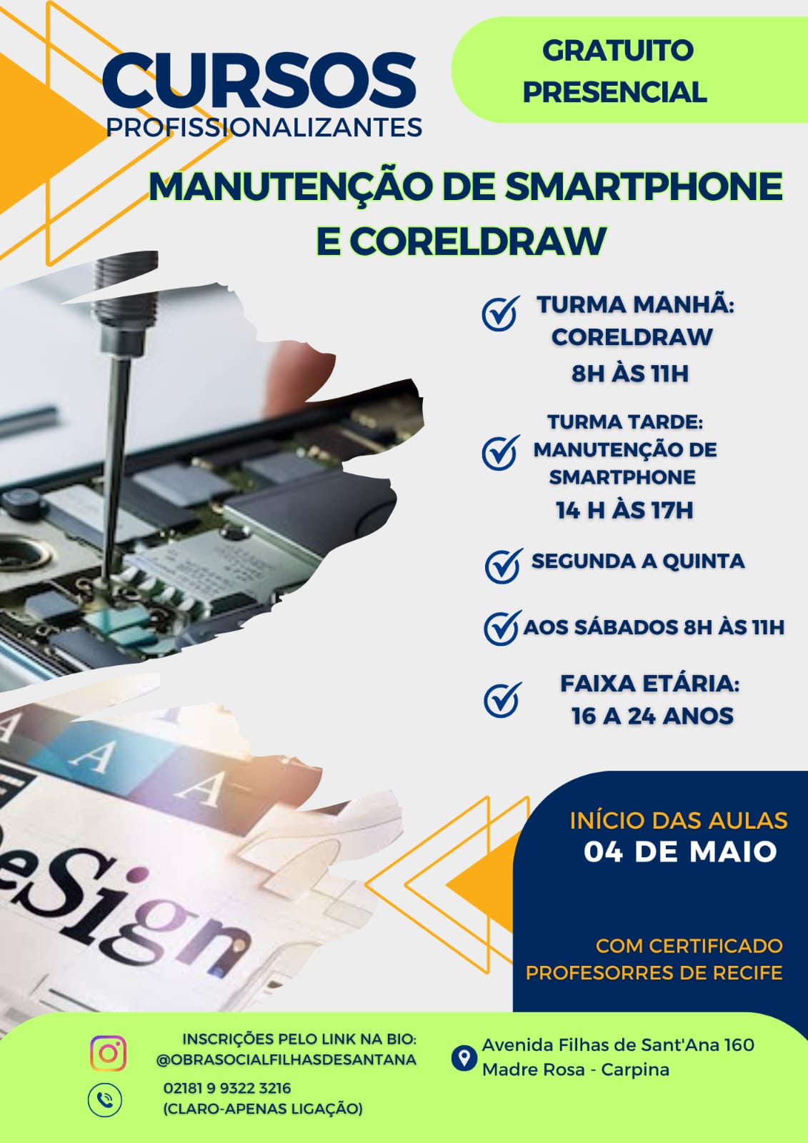 Cursos Profissionalizantes Gratuitos